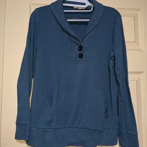 Banana Republic cotton Sweater, size S, slate blue